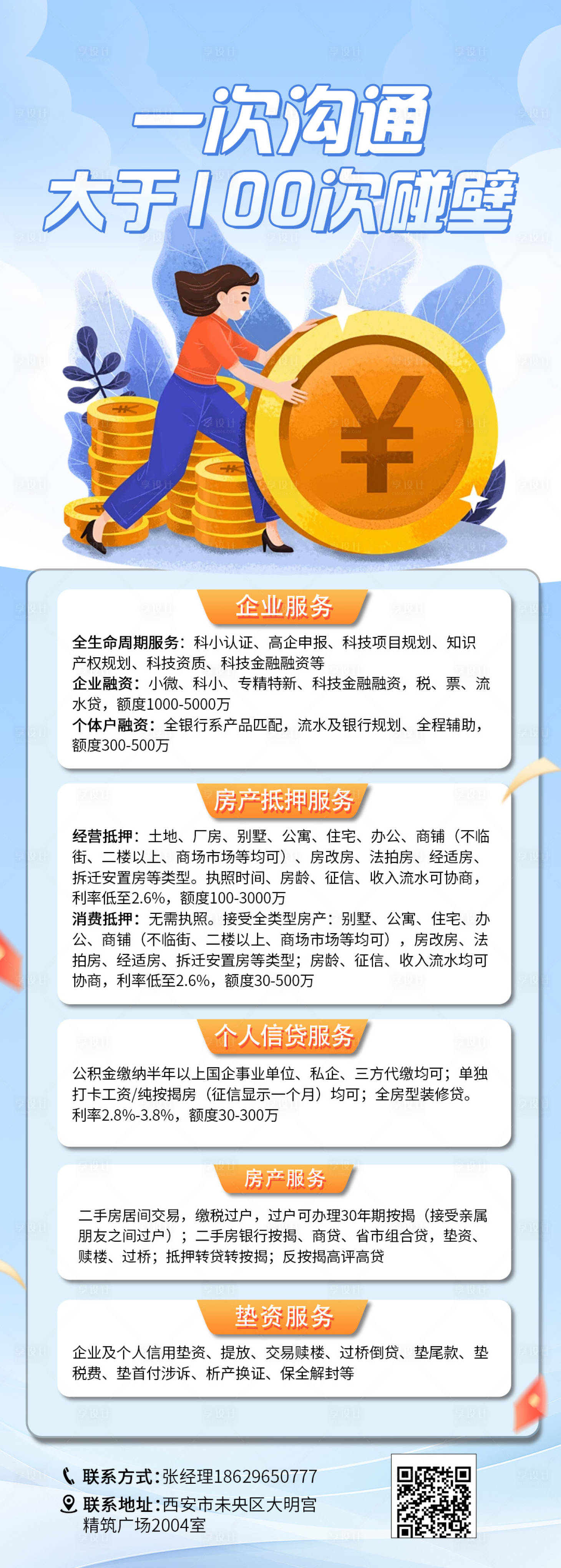 源文件下载【享设计】搜索编号：23610030875366559【银行金融海报】
