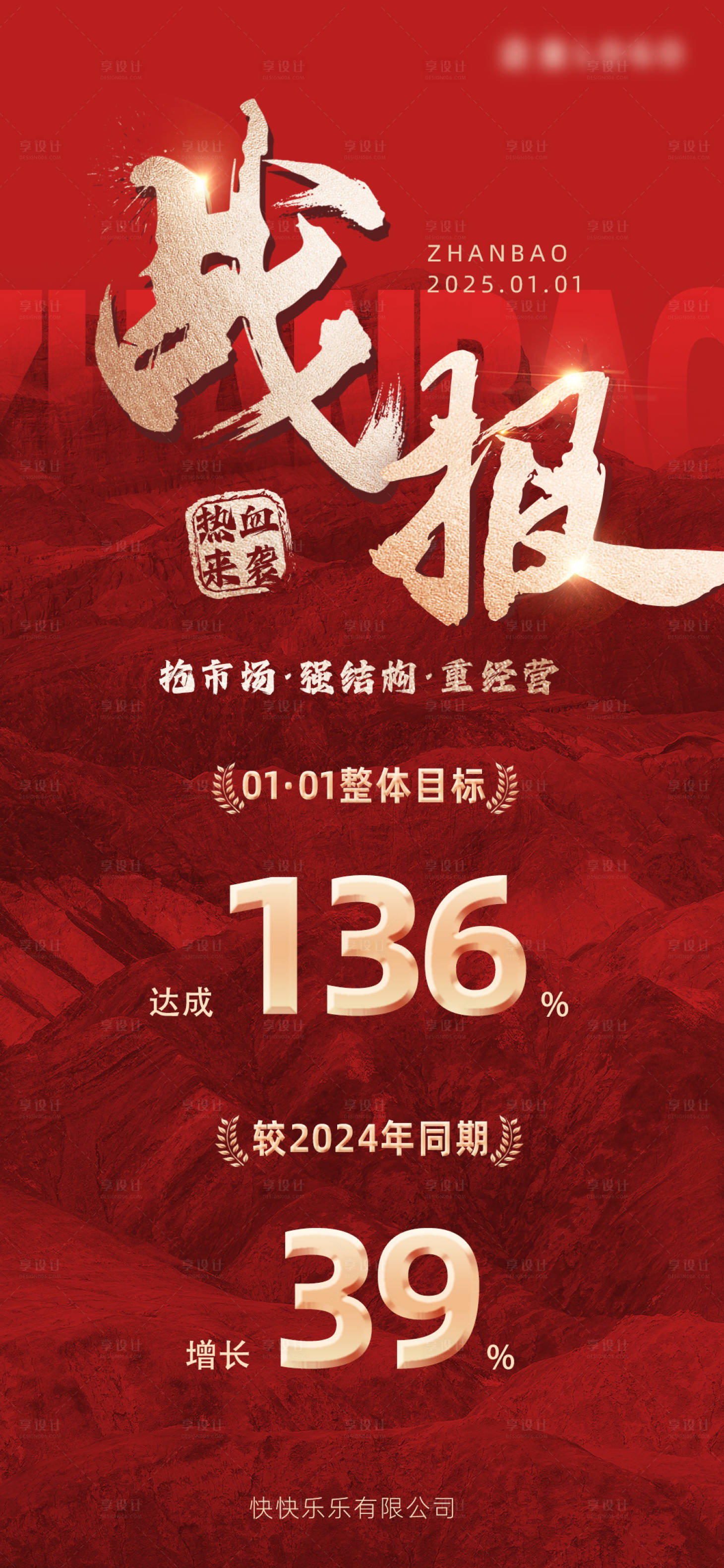 源文件下载【享设计】搜索编号：12470030806395450【销售业绩战报手机海报】