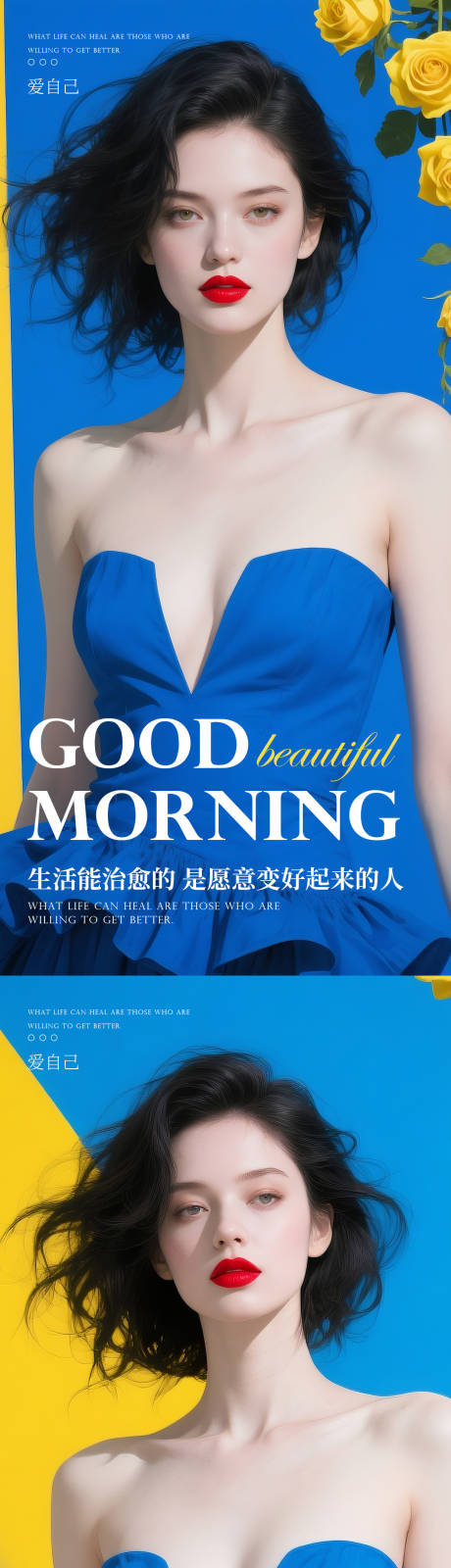 源文件下载【医美美妆人物系列海报】编号：18050031091242702