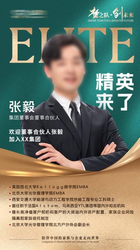 源文件下载【绿金人物/领导介绍海报】编号：13320030580489780