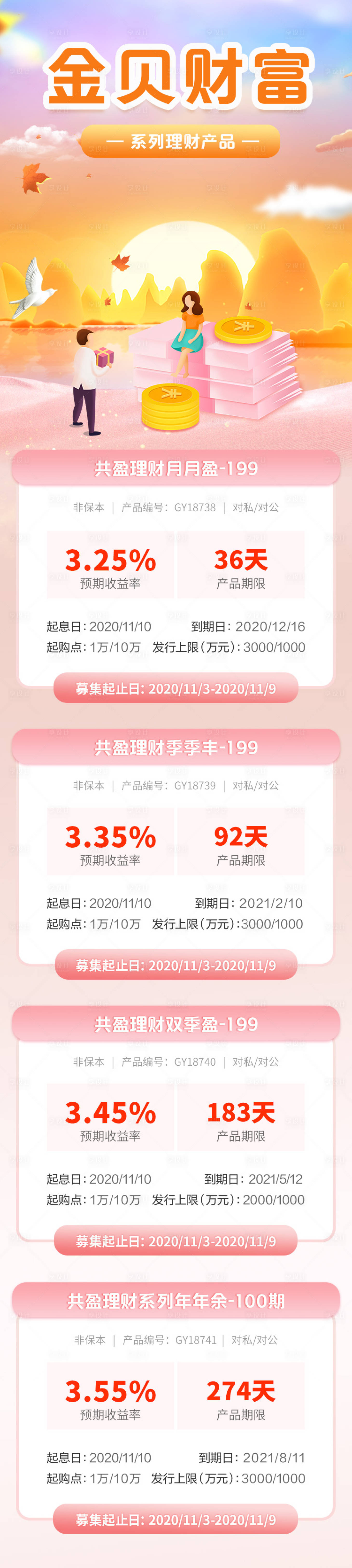 源文件下載【享設計】搜索編號：17860030972033848【財富產品簡介海報長圖】