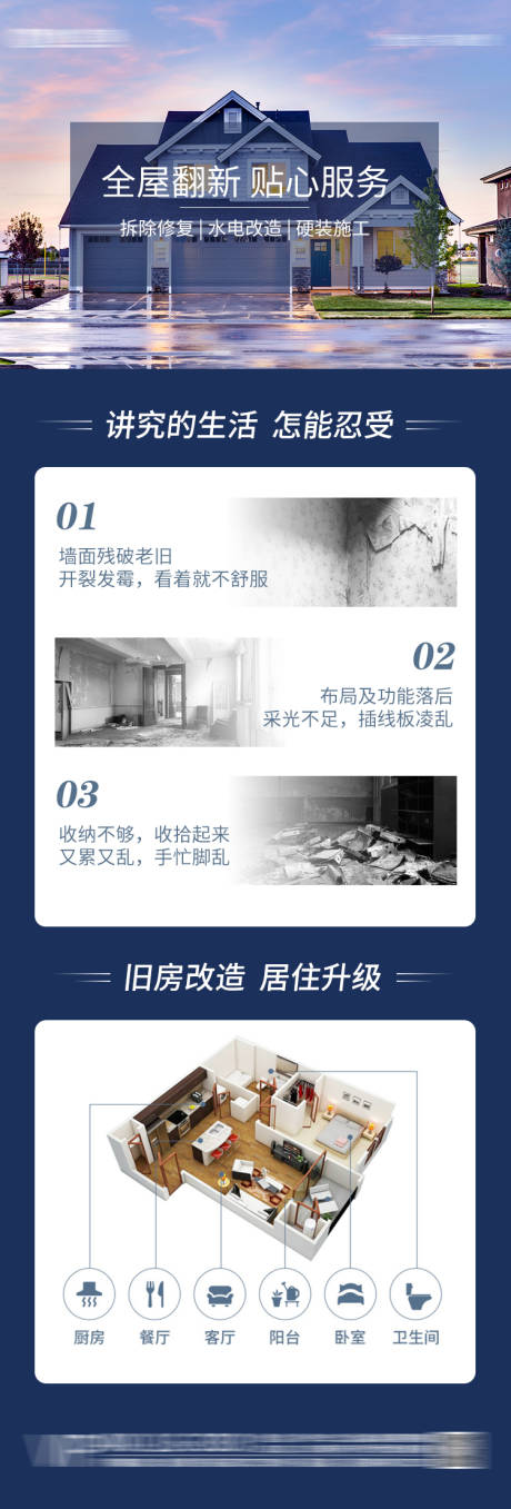 旧房改造长图