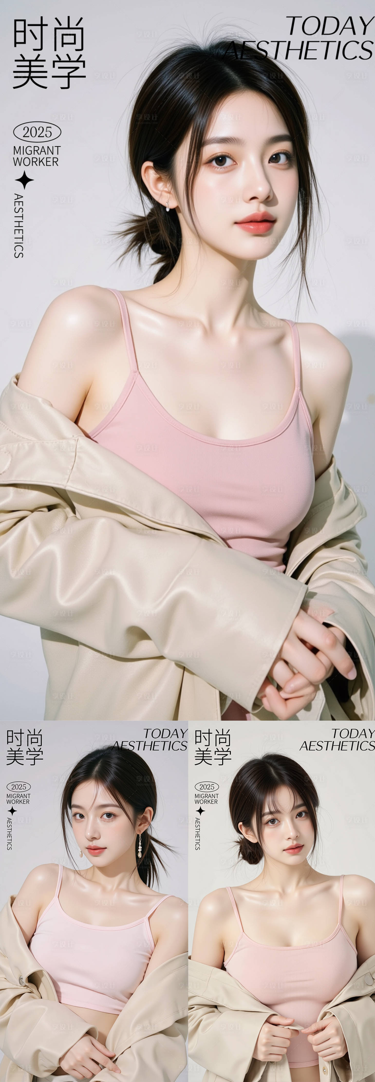 源文件下载【享设计】搜索编号：88470030654742116【医美活动人物系列海报】