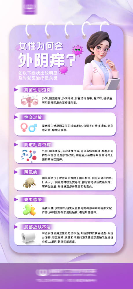 源文件下载【女性私密瘙痒科普】编号：44640030520869980