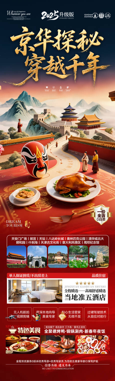 源文件下载【北京旅游海报毕业季亲子夏令营】编号：19700030724514982