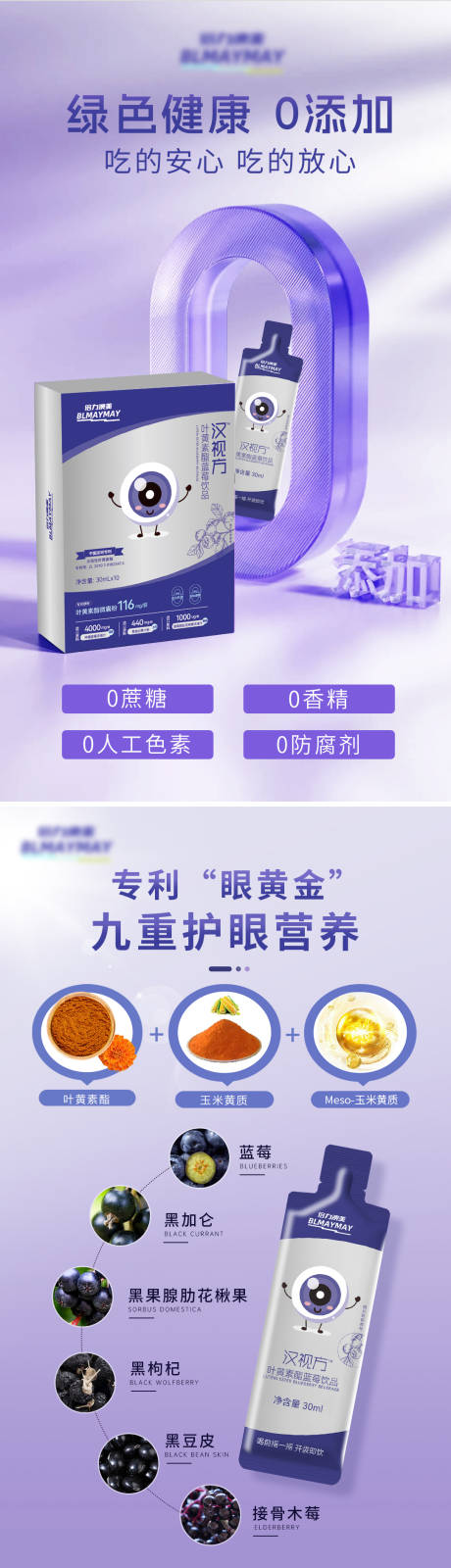 源文件下載【護眼葉黃素成分海報】編號：22270030791773433