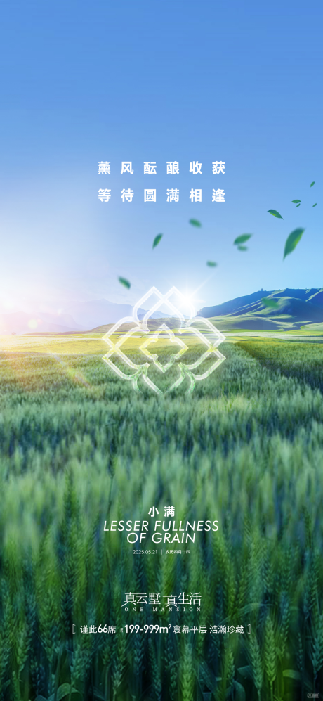 源文件下载【地产小满海报】编号：30800030694882767