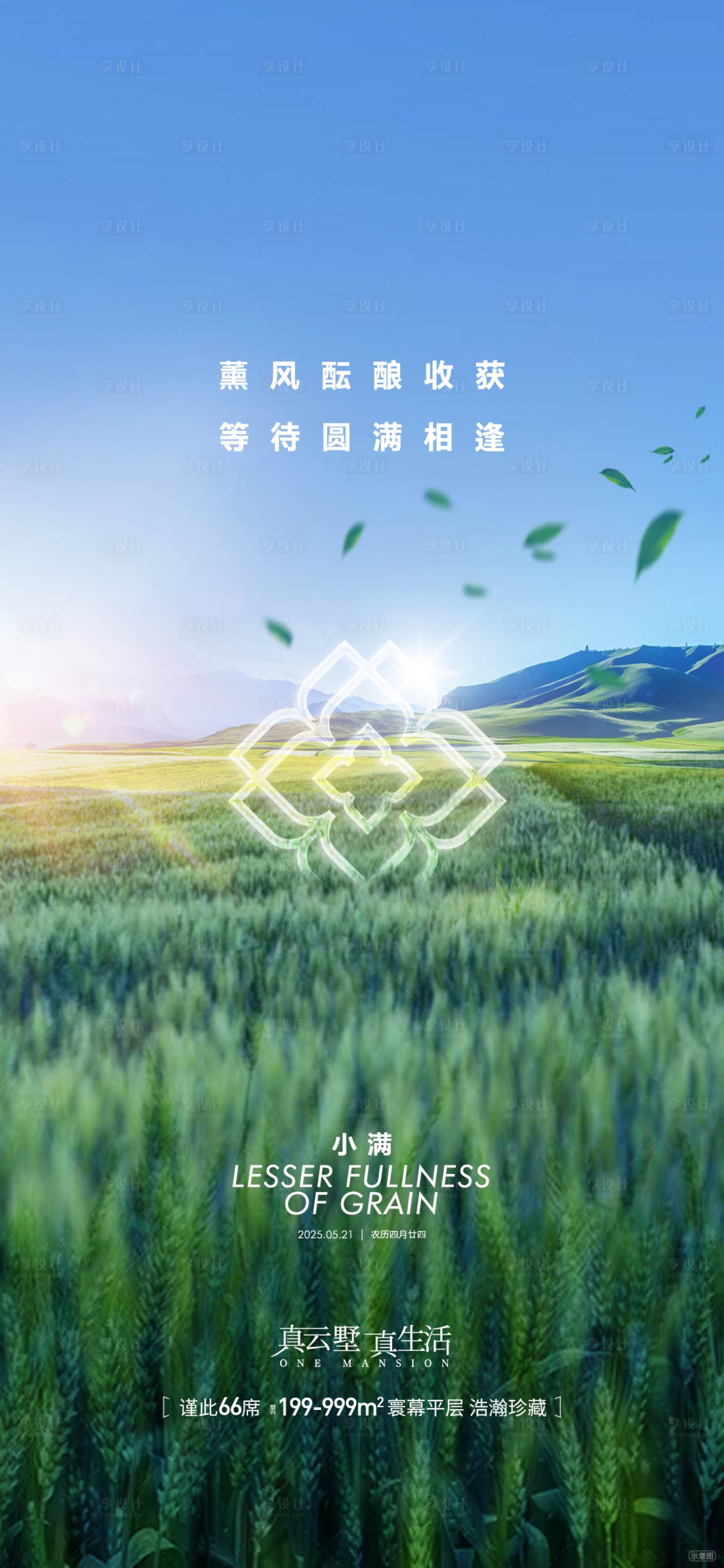 源文件下載【地產小滿海報】編號：30800030694882767