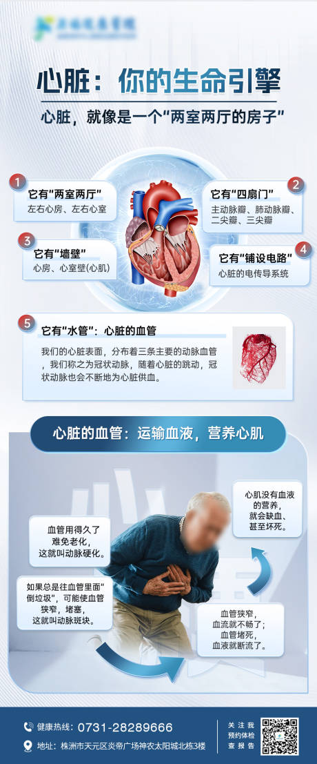 源文件下载【医疗心脏知识科普海报】编号：82840031014297529