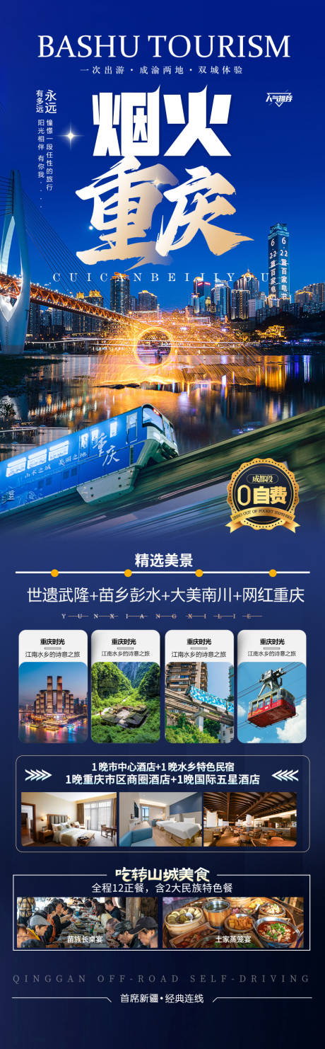 源文件下载【重庆成都旅游海报】编号：58650030607283298