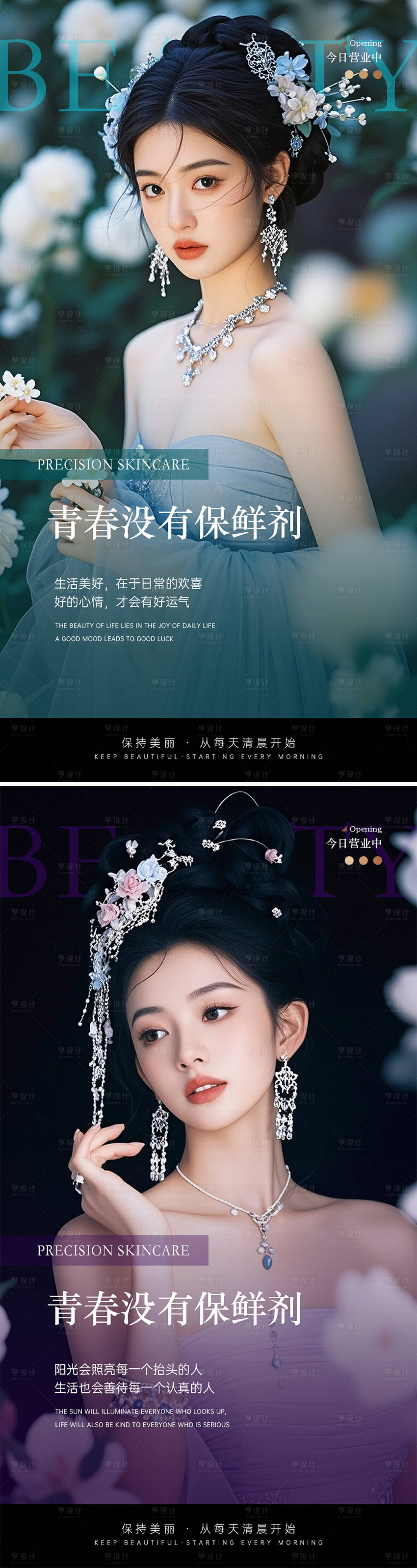 源文件下载【享设计】搜索编号：50970030827285068【医美早安图】