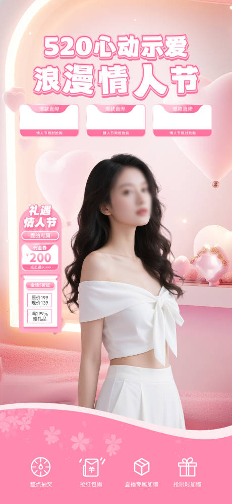 源文件下載【520情人節(jié)直播間背景】編號：10600030613687117