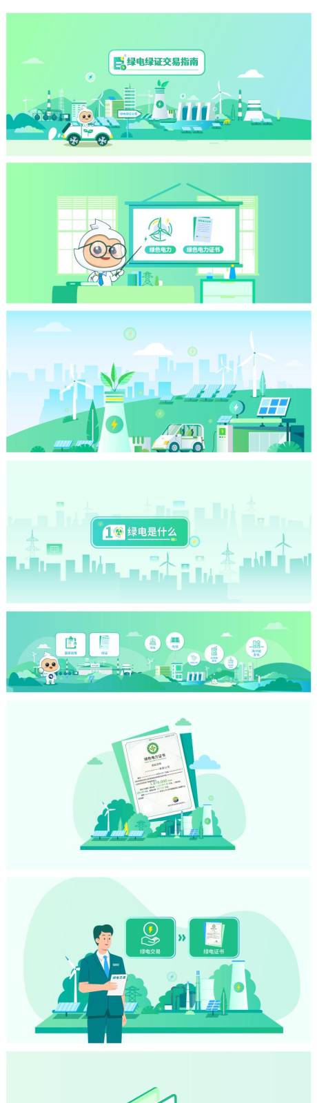 绿电绿证动画分镜PPT