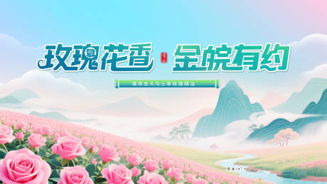 源文件下载【国潮玫瑰主画面】编号：38730030896955403