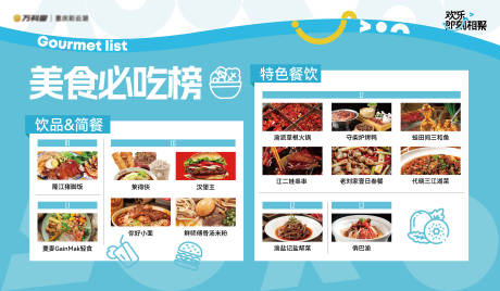 源文件下載【享設計】搜索編號：54910030627018152【商場餐飲必吃榜燈箱】