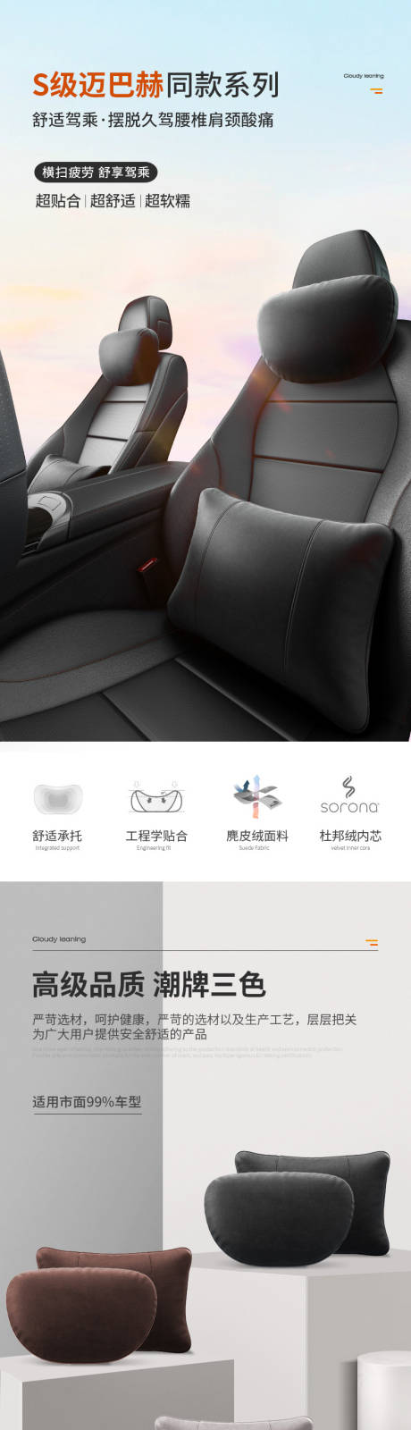 源文件下载【车载腰靠电商详情页】编号：55310030706958510