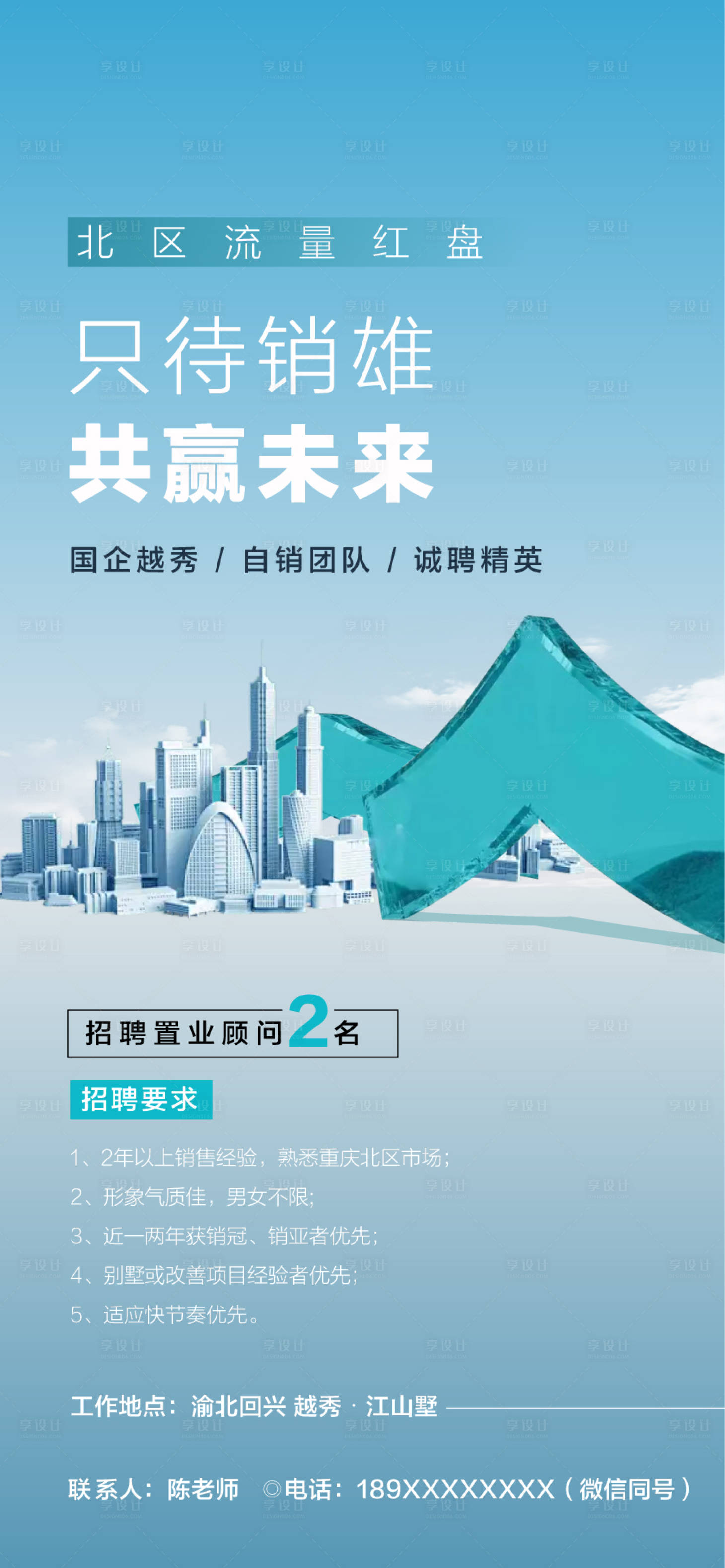 源文件下載【享設(shè)計】搜索編號：99280030752613181【只待銷雄共贏未來地產(chǎn)銷售人才策劃精英】
