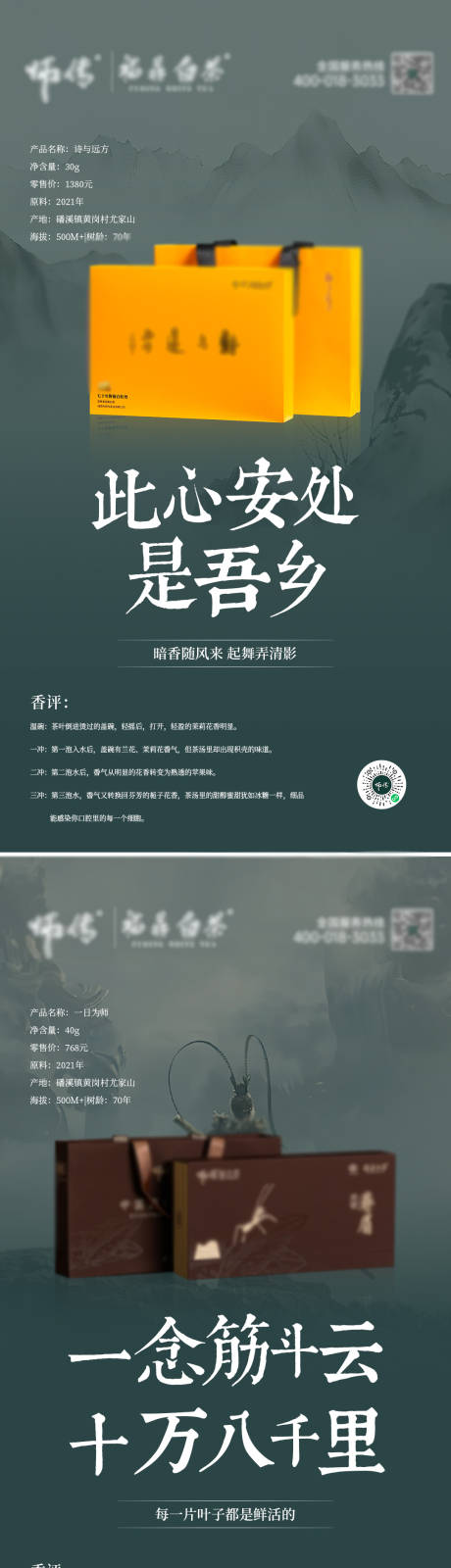 源文件下载【享设计】搜索编号：23980031076068023【茶叶产品宣传海报】