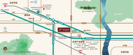 地产项目区位图设计