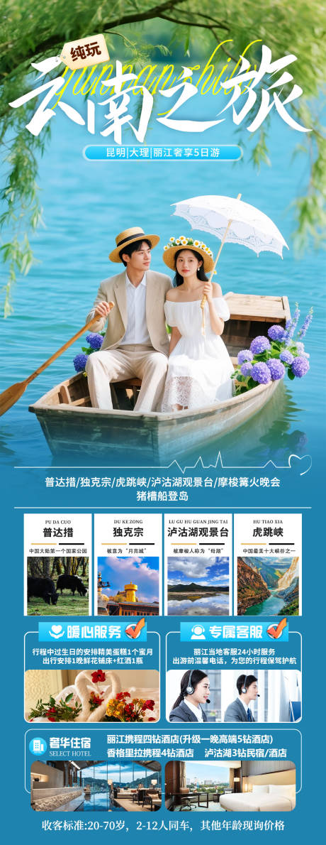 云南之旅旅游海报
