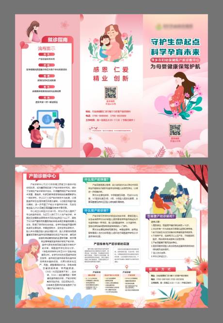 源文件下载【妇幼产前诊断三折页】编号：89500030530151037