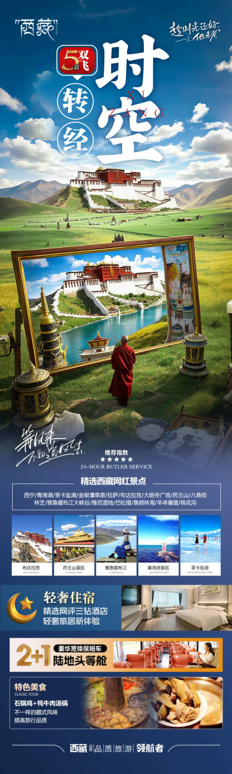 西藏旅游海报