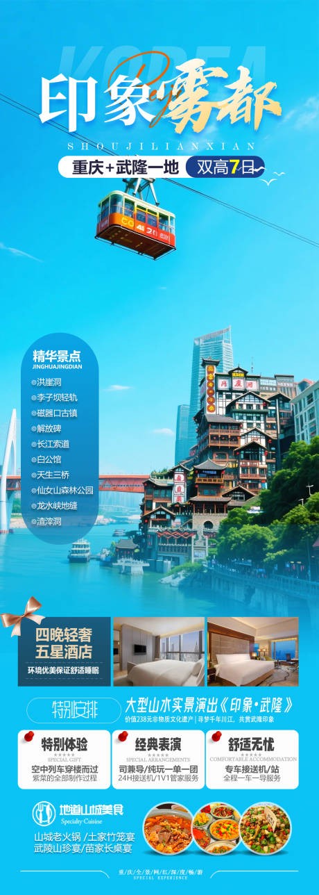 源文件下載【印象重慶旅游海報】編號：75660030565073249