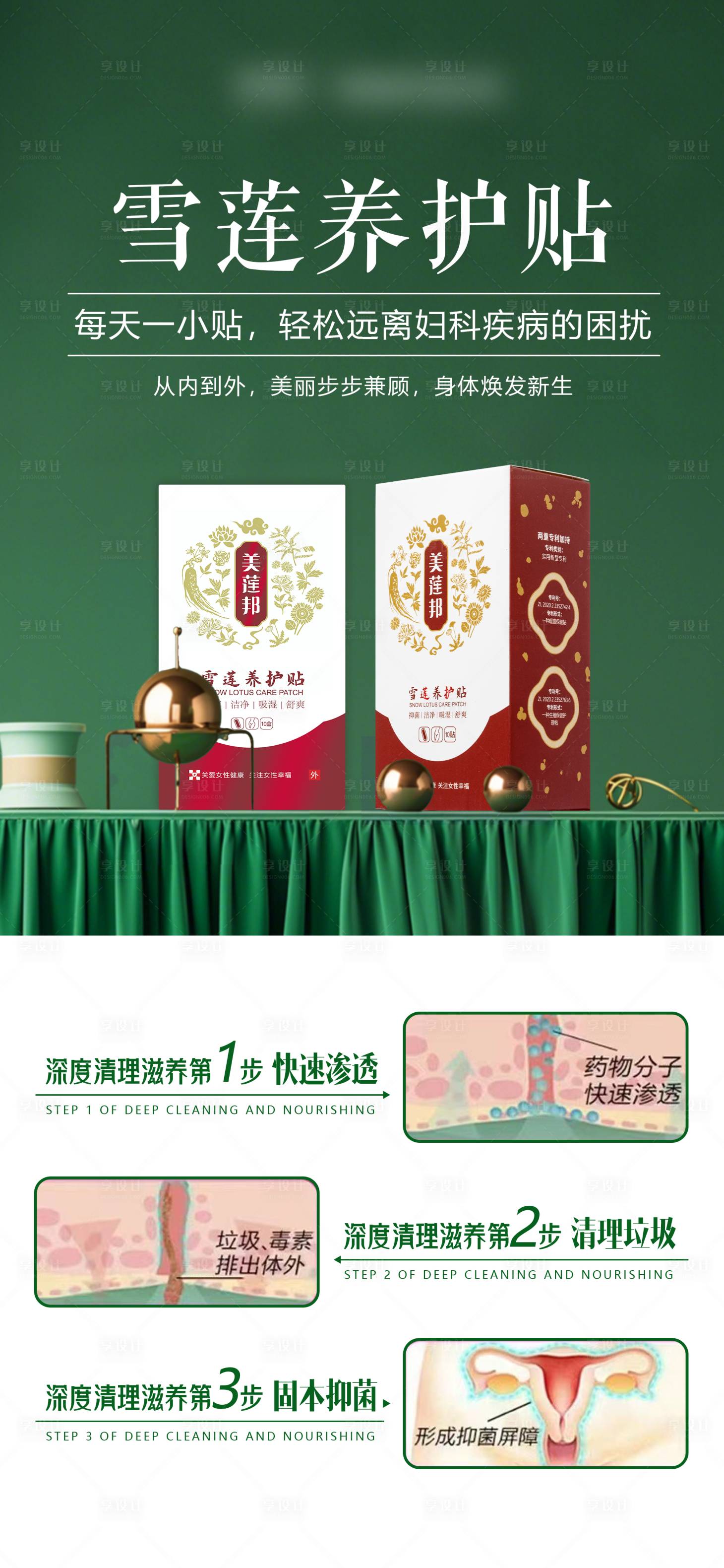 源文件下載【享設(shè)計】搜索編號：41770030802741812【私密養(yǎng)護海報】