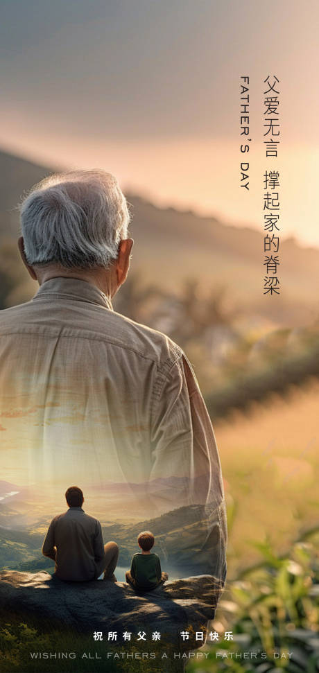 源文件下载【父亲节节日海报 】编号：80460030850528652
