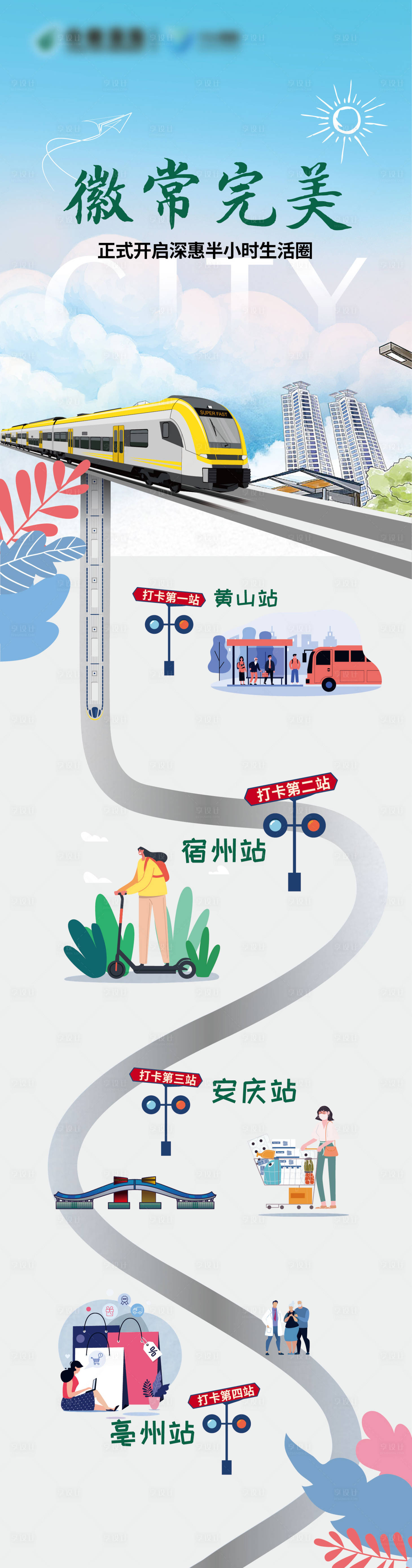 源文件下載【享設計】搜索編號：75260030977254157【城市旅游攻略營銷長圖專題設計】