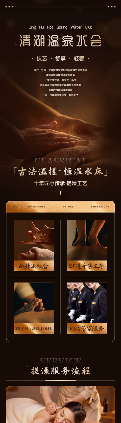 美团温泉水疗按摩spa详情页