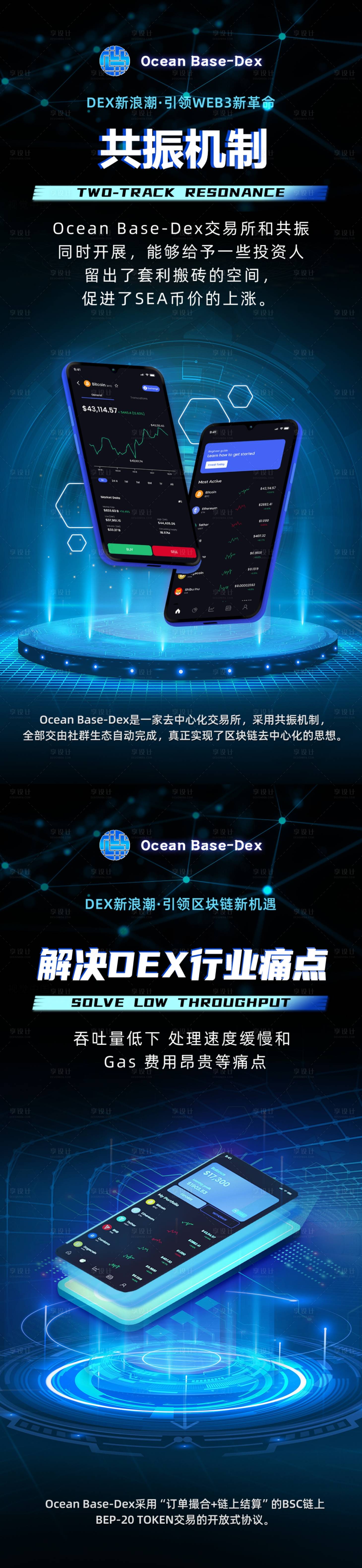 源文件下载【享设计】搜索编号：17760030963487261【区块链金融科技海报】