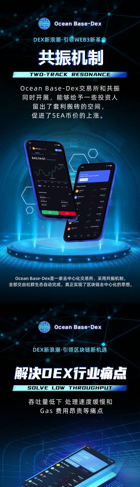 区块链金融科技海报