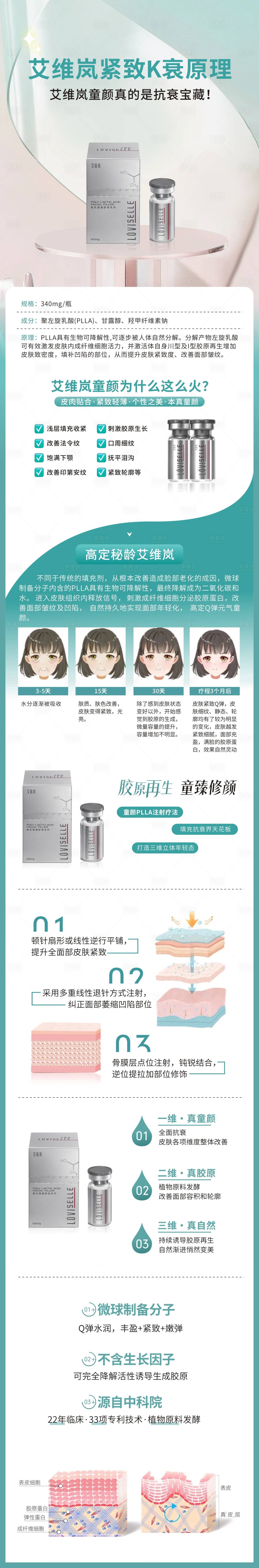 源文件下載【醫美產品艾維嵐長圖詳情頁】編號：81090030927319620