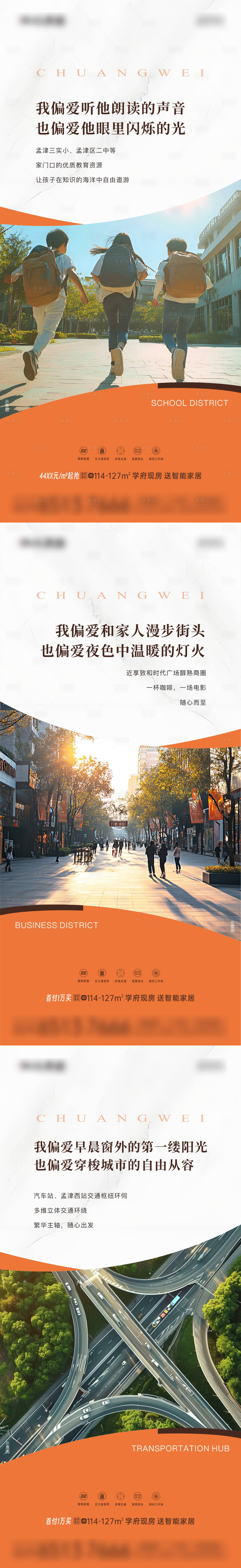 源文件下载【享设计】搜索编号：68140030912118244【地产价值点系列海报】