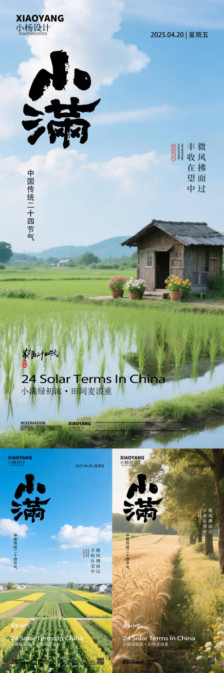 小满节气海报