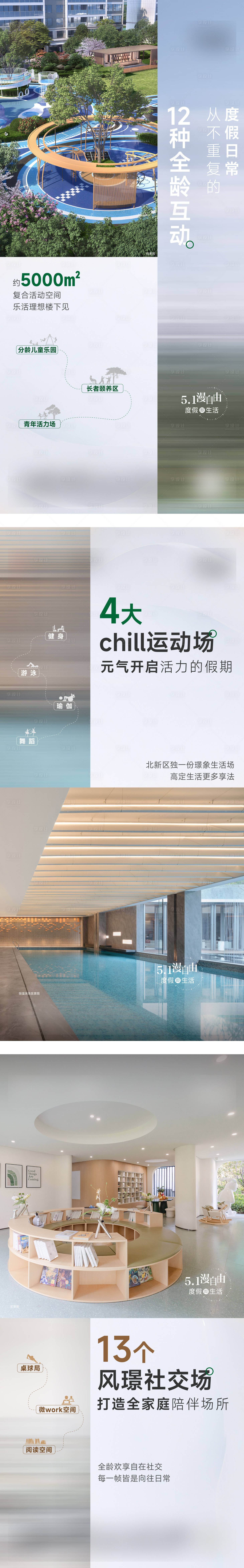 源文件下载【地产内部价值点系列海报】编号：28010030629838722