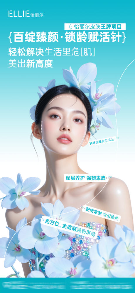 源文件下载【医美项目锁龄赋活针海报】编号：29330030970676436