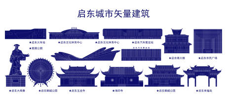 源文件下载【启东城市地标建筑】编号：49410030735729908