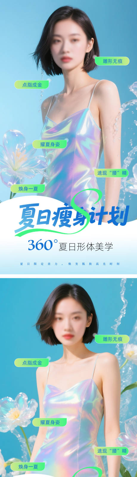 源文件下载【医美瘦身夏日海报】编号：94830031059474971