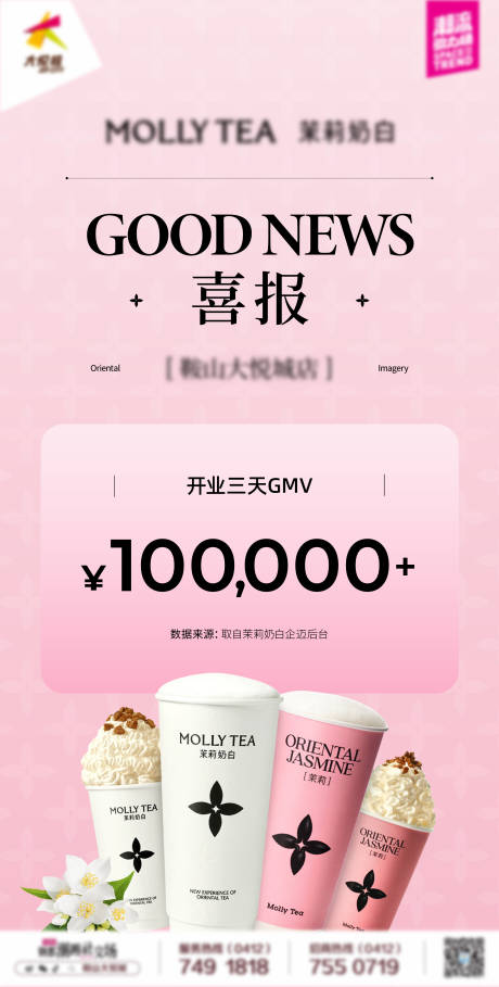 源文件下載【享設(shè)計(jì)】搜索編號(hào)：12490030727568319【商業(yè)購(gòu)物中心品牌開(kāi)業(yè)喜報(bào)朋友圈】