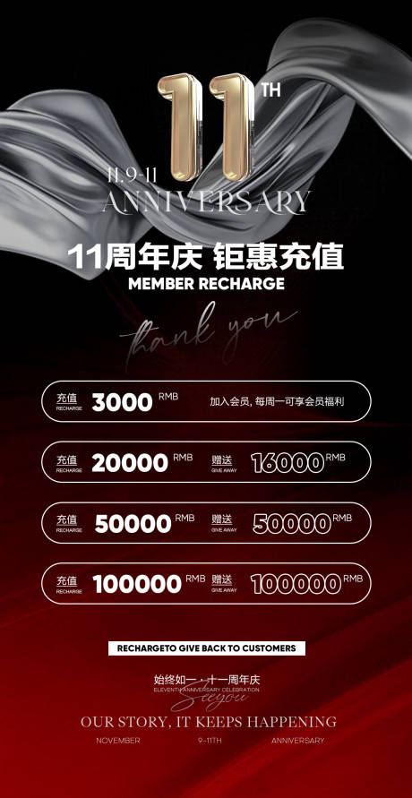 源文件下载【周年庆充值优惠酒吧海报】编号：21330030755164160