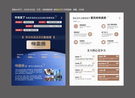 源文件下载【地产服务平台宣传单张】编号：26520030723441605