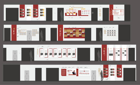 源文件下载【党建走廊文化墙】编号：94920030799761212