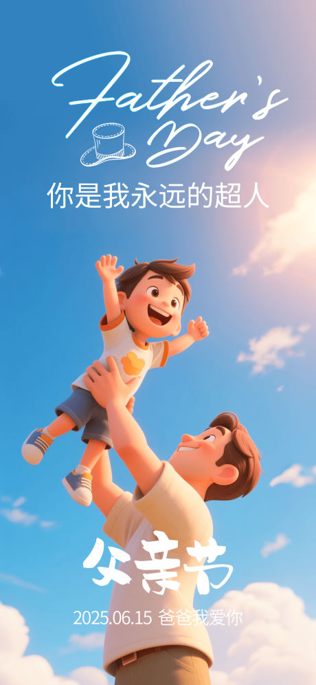 源文件下载【享设计】搜索编号：29810030694056693【父亲节海报】