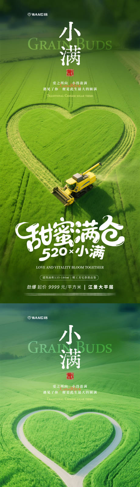 源文件下載【小滿x520麥田海報】編號：39020030616086731