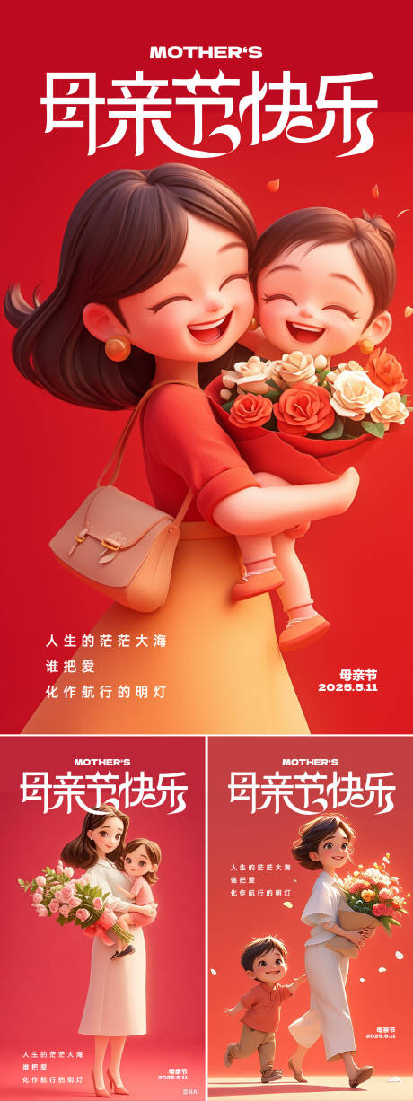 源文件下載【母親節(jié)C4D海報(bào)】編號(hào)：45270030534931562