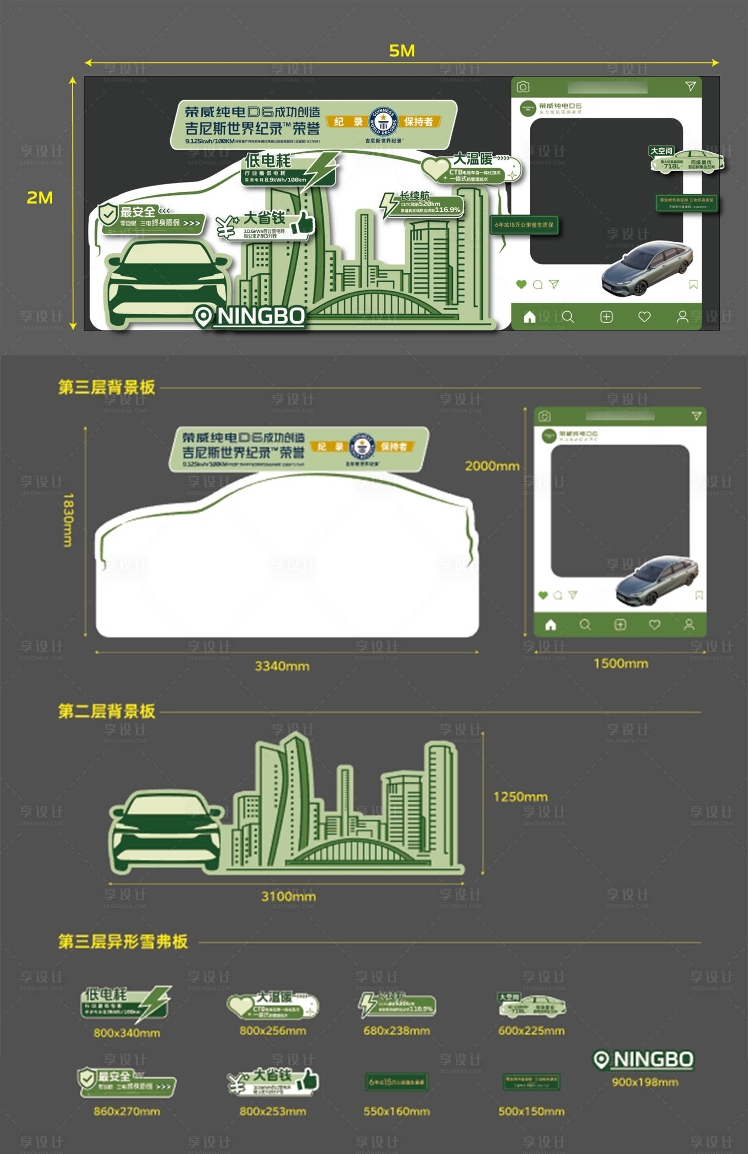 源文件下载【享设计】搜索编号：97470030889648175【新能源汽车城市风格外展美陈】