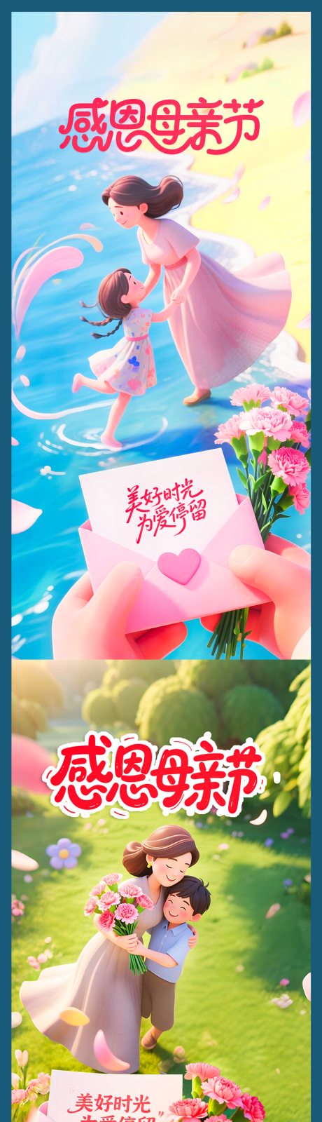 源文件下载【母亲节节日移动端海报】编号：46710030666363364