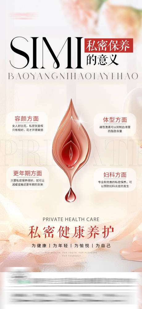 源文件下载【私密健康养护海报】编号：28610030918171218